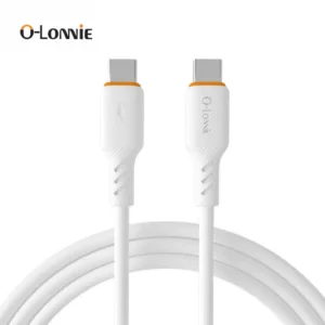 O-LONNIE 120W USB-C to USB-C cable for ultra-fast charging and high-speed data transfer. Durable, flexible, and compatible with PD devices.